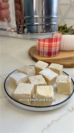 Homemade Maple Marshmallows (No Corn Syrup!) | Easy 6 Ingredient Recipe #homemade #marshmallow