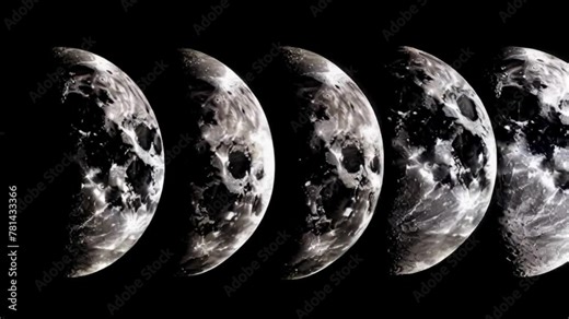Celestial Dance: Phases of the Moon