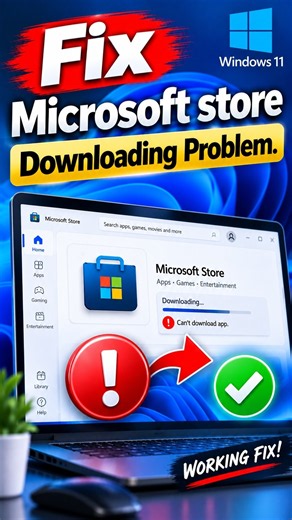 How To Fix Microsoft Store Not Downloading Apps in Windows 11 ( 2026 )