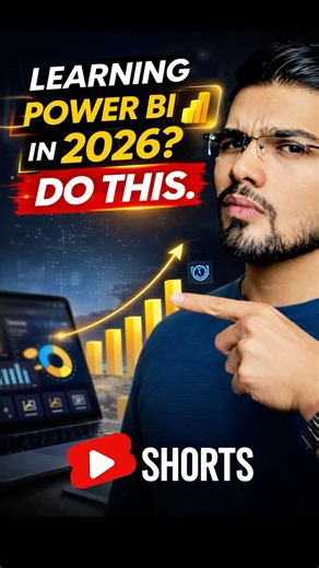 How to learn Power BI in 2026 | Power BI tutorial #powerbi