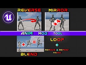 BLEND, LOOP, REVERSE, MIRROR in SECONDS in UE5! AnimModTool HUGE Update1.2
