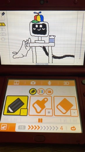 Hi Mr. not Fun computer #flipnote #animation