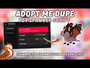 Adopt Me Script 2026 (NO KEY) | Pet Duplicator 🐾 Trade Freeze, Auto Farm Egg Grow & Pet Spawner