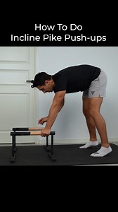 Teaching you how to do incline pike pushups 📈 #calisthenics #fbreels #tutorial #inclinepikepushups #guide | Calixpert