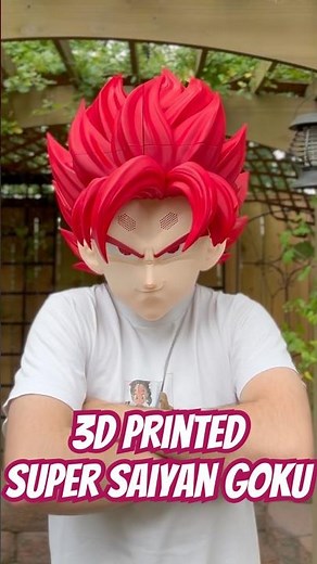 Super Saiyan God Goku #3dprinting