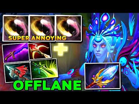 VENGEFUL SPIRIT Offlane Super Annoying Scepter Style Crazy Plays - Dota 2
