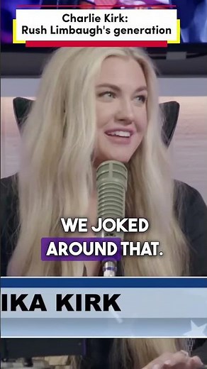 Charlie Kirk: Rush Limbaugh's Generation #charliekirk #usa #erikakirk