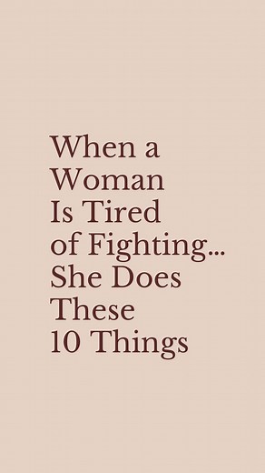 When a woman is tired of fighting… she changes in ways no one sees at first. Her silence speaks louder than her words. Her distance is louder than her arguments. Her “I’m okay” is louder than her pain. Every strong woman reaches a point where she protects her peace instead of proving her point. If you’ve ever felt this shift… you know how heavy it is to carry. 👉 Save this for the day you need the reminder. 👉 Share it with a woman who needs to hear she’s not alone. ⸻ 📌 Hashtags (emotional empo
