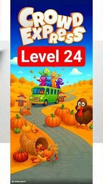 Gameplay: Crowd Express level 24 #brainteaser #braintraining #puzzle #brainworkout #gameplay