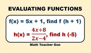 Evaluating Functions- General Mathematics Part 2 Evaluating Functions PART 1 👇👇👇 https://youtu.be/tAT_6JRD1lo #math #mathtutor #genmath #functions #teachergon | Ako si Teacher Gon