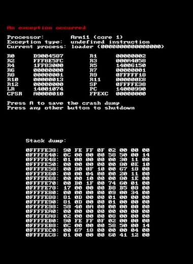 Moded 3DS Boot Error