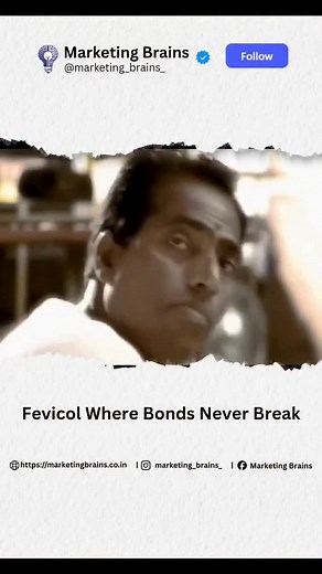 Fevikwik ads always know how to make a simple truth unforgettable. This one drives home the idea perfectly: once something is fixed with Fevikwik, it’s fixed for good. No slipping, no breaking, no second thoughts. A clean, sharp message wrapped in quick storytelling lt exactly why Fevikwik remains one of India’s strongest mnemonic brands. | Marketing Brains