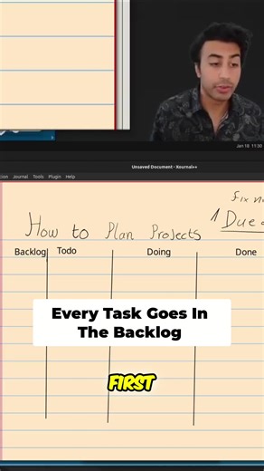 Organizing tasks? Put them in the backlog first! Simple and effective. #TaskManagement #ProductivityHacks #SkoolCommunity #GetOrganized