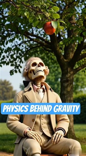 Newton's Apple & The Moon's Secret Explained 🍎🚀 #shorts #physics