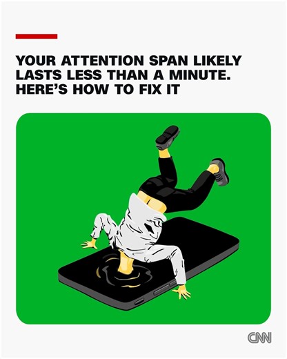 If it feels like your attention span is shrinking, the data says you are likely right. Small changes can help you fight the decline in your focus. Tap to interact: https://cnn.it/3N4cVm9 | CNN