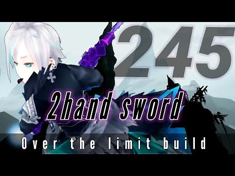 New 2H sword build Cap 245 |Toram online