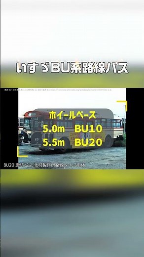 いすゞBU系路線バスの歴史 #路線バス #いすゞ #BU #BU04