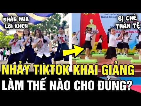 Following the tiktok dance trend on the opening day of school, 4 female students received 'A RAIN...