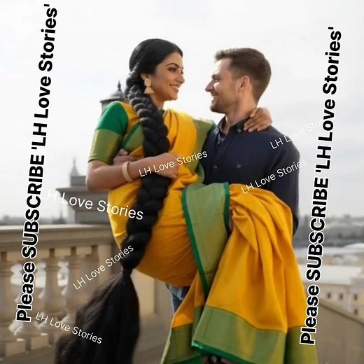 Caring Russian Husband's Love🔥For Indian Long Hair Wife #shortsfeed #youtubeshorts #shorts