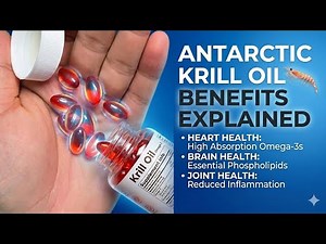 Antarctic Krill Oil Benefits Explained 🦐 | Heart, Brain & Joint Health
