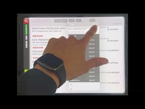Tablet Command Home Screen Overview