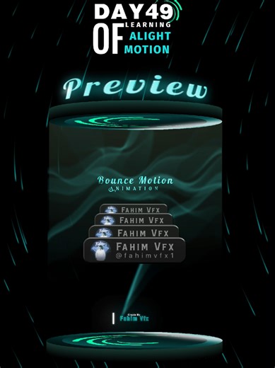 Bounce Motion Animation Tutorial 😮‍💨🔥‼️
