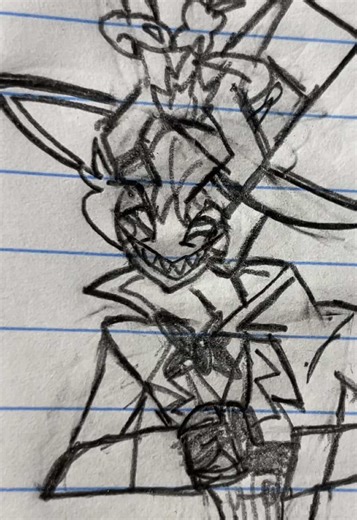 Alastor doesn’t like share with Lucifer holding the little one #babygodzilla #lucifermorningstar #alastor #fyp #foryoupage