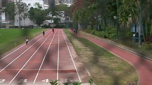 Free stock video - Children running on a racetrack