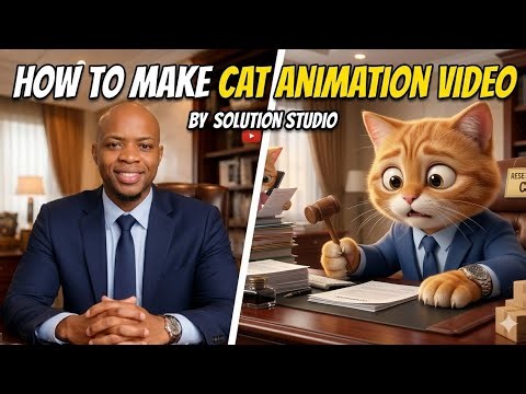 How to Make a Cat Animation Video (Step-by-Step Tutorial) | AI Animation Guide by Solution Studio