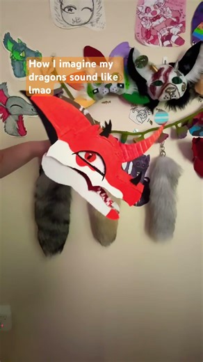 How I imagine my dragons sound like lmao #dragonpuppets #hazbinhotel #tadc #dandysworld
