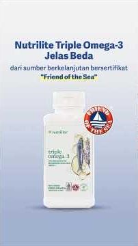 NUTRILITE TRIPLE OMEGA-3 SUMBERNYA JELAS