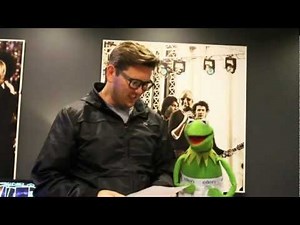 Kermit the Frog backstage at "Ellen"