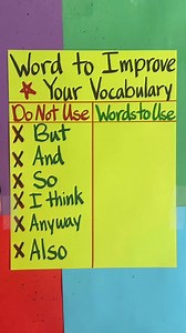 1.1M views · 2K reactions | Words to improve your vocab #reels #grammar | At Home with Jennie and Nick | Facebook