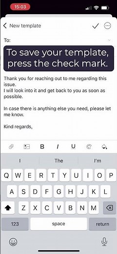 Create Email Templates on Mobile 📄 | eM Client for iOS & Android