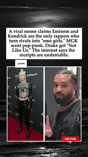 How Eminem & Kendrick Turned Their Rivals Into "Emo Girls" #eminem #kendricklamar #shorts #viral
