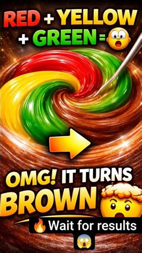 🎨 3 Colors Magic 😳 Final Result Will Shock You! #shorts