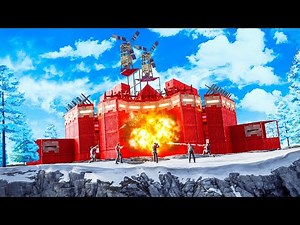 9,000 HOUR SOLO DEFENDS MOUNTAIN FORTRESS (1v10 Raid Defense) - Rust Movie