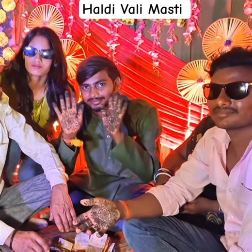 haldi masti #panditvlog #shortfeed #youtubeshorts #haldi #haldiCelebration #sasdi