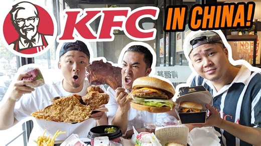 KFC in China compared with American menu classics
