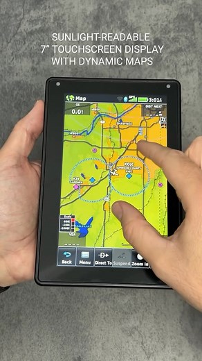 Garmin Aviation | aera 760: a portable, touchscreen GPS purpose-built for your flight kit. | Instagram