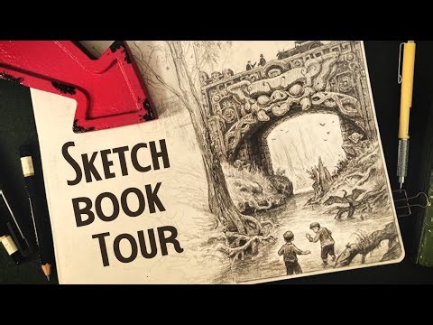 A Worldbuilding Sketchbook Tour