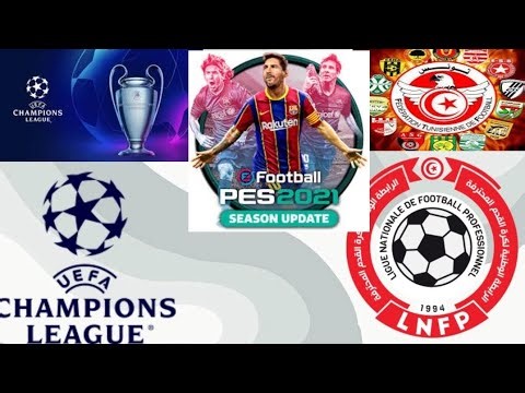 Pes 21 mod 25 Tunisia league kits and European league