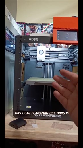 Flashforge AD5M 3D Printer, 600mm/s High Speed Printing & Screen, 1 Count, 8.7 x 8.7 x 8.7''