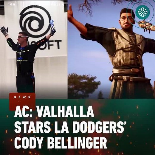 204K views · 3.4K reactions | LA Dodgers star Cody Bellinger will star in Assassins Creed Valhalla as Otta Sluggasson, a Dane with a knack for hitting rocks very, very far. ⚾ | IGN | Facebook