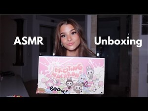 Brooke Monk tries ASMR *BLIND BOX OPENING LABUBUS* (full collection)