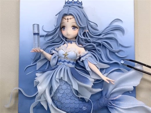 12K views · 306 reactions | Queen Mermaid Decoration and Clay Art Tutorial . . #mermaid #mermaidart #mermaidlife #queens #art #artoftheday #artist #collection #clay #clayart #clayartist | DEEPFLAME | Facebook