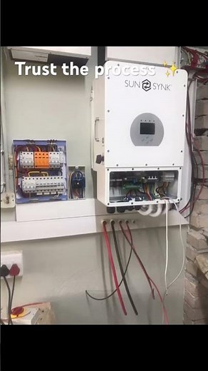 12kw SunSynk 3 phase Installation #solar #electrical #electrician