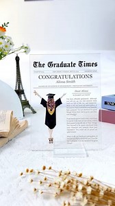 7.1K views · 89 reactions | You Have Officially Graduated - Personalized Gift For Graduated Student #macorner #personalizedgifts #acrylicsign #plaque #graduated #graduation #graduationday #classof #grad #university #graduationceremony #college #graduationstudent #school #student | Macorner | Facebook