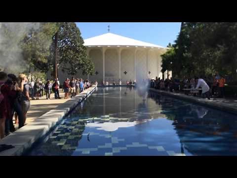Explode! Caltech Chemistry class sodium, potassium, cesium reacts with water