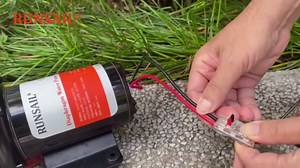 RV Macerator Pump, 12V RV Portable Macerator Waste Pump for Sewage, 12GMP Quick-Release Self-Priming Macerator Pump, Complete Water Pump Kit for Marine, Campers, Kitchen, Bathroom